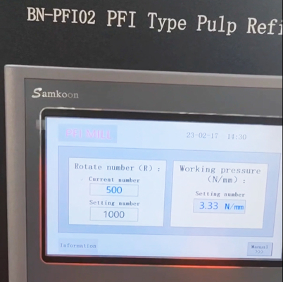 Bonnin Brand PLC Automatic PFI Mill Laboratory Beater PFI (Type) Mill Refiner