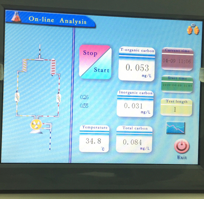 TA-2.0 Portable Injection Water Online Offline Total Organic Carbon Analyzer TOC Tester